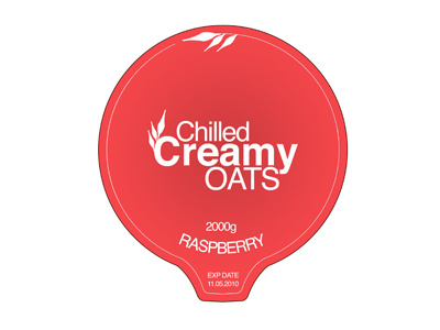 Quaker concept lid oats photoshop quaker raspberry yoghurt