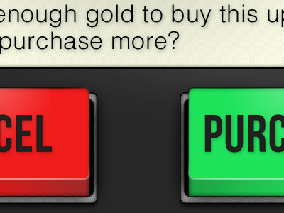 Purchase gold button interface texture