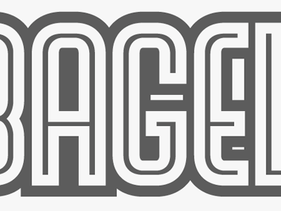 2nd Age inline logo outline sans serif type