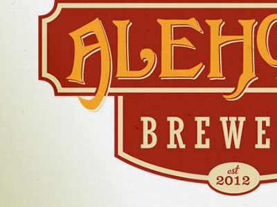 Alehouse concept logo rough