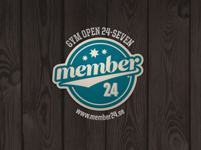 Member 24 – Logo gym logo logo design member retro vintage