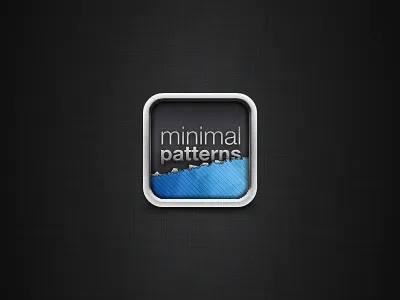Minimal Patterns app button design icon icons iphone layout simple texture type ui user interface web website