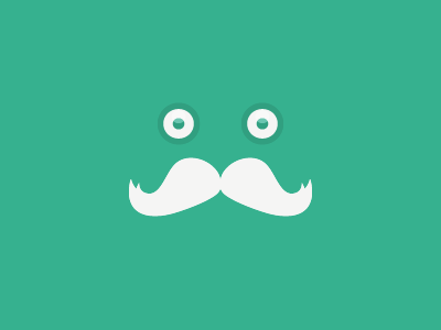 Squaretash fun minimal moustache personal tash