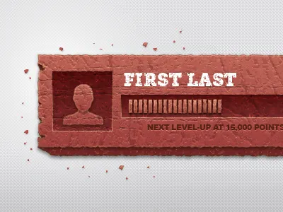 Brick UI avatar brick illustrator progress bar texture ui vector