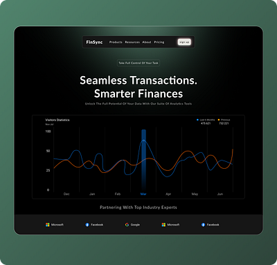 Seamless Finances UI analyticsui dashboarddesign design dribbble finances financialdashboard moderndesign ui uiux ux webappdesign