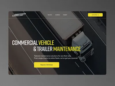 Real website for a Vehicle Maintenance company | Stark Fleet vehiclemaintenance webdesign webdevelopment wixstudio