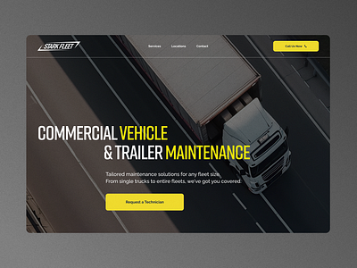 Real website for a Vehicle Maintenance company | Stark Fleet vehiclemaintenance webdesign webdevelopment wixstudio