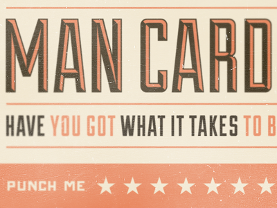 Jim's Man Card card duke man onramp