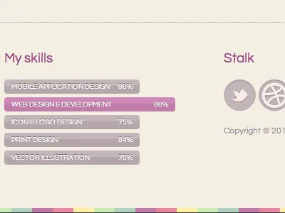 Portfolio: My skills portfolio skills social media