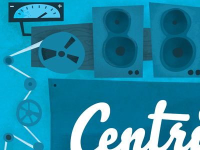 CentriKid Album Artwork Illustration blue illustration