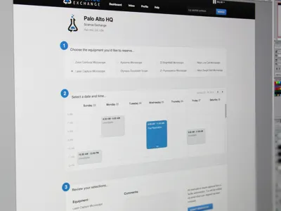 Scheduling calender design minimal schedule steps ui ux web