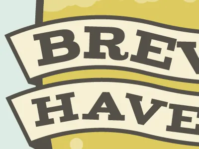 Brew Haven '12 Teaser Poster beer brew craft poster