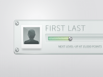 Glass UI avatar glass illustrator image polaroid progress bar texture ui vector