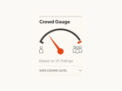 Crowd Gauge - New Web Project gauge icon iconography infographic information graphics red web web design website