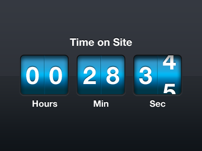 Time app clock ios iphone time timer ui