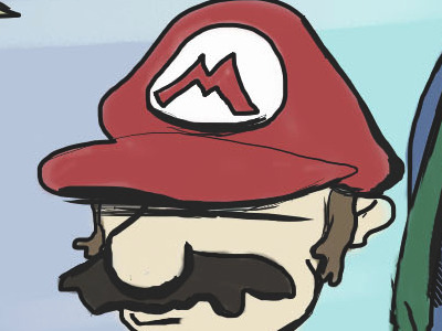 Mario Art art fan illustration mario