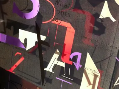 Crosstalk Again Again typography
