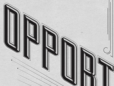 Opport design duke lost type texture typography