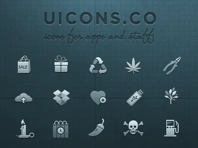 Uicons Icon Set cons glyphs icons psd symbols ui user interface vector