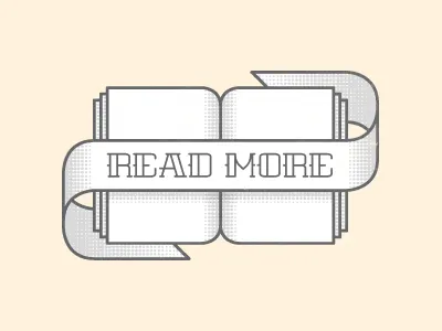 Read More book caramanna halftone illustration lines read ribbon