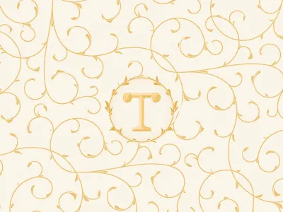 Travella Background background filigree logo ornate