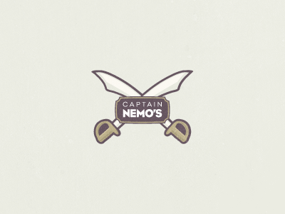 Captain Nemo's captain logo nemo sword