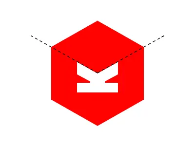 Kirby launched! cms icon logo red symmetry