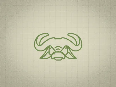 Ox horns icon illustration ox wifi