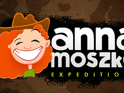 Anna Moszko Expedition cartoon illustration logo design logotype