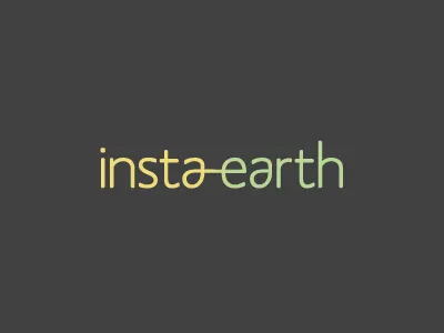 InstaEarth Logo application earth instaearth instagram iphone logo photography