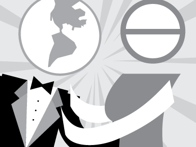 Dingbats Illustration Two dingbats grayscale icon illustration
