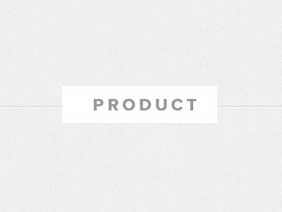 Everest: Product Header light simple subtle texture type white