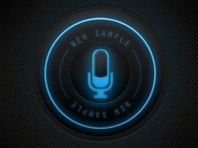 Record button button dj illumination interface light music texture