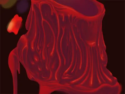 Melting Candle candle digital melting painting realistic