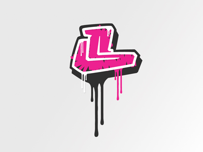 S graffiti illustrator letter pink s stoneh typography