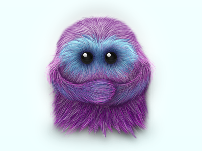 Little Monster fur illustration monster photoshop