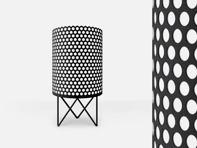 Gubi PD-4 Table Lamp icon illustration vector