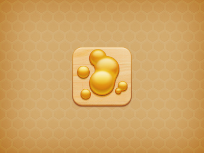 Honey Gold gold honey icon ios iphone liquid