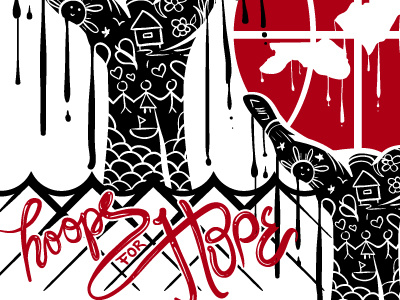 Hoops for Hope basketball charity flood