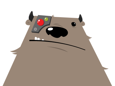 Bear-beast bear beast cyborg illustration vector