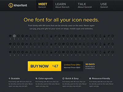 Layout black dark grey layout ui website yellow