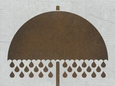 Umbrella graphic paper rain umbrella
