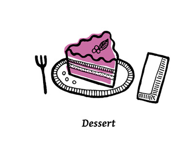 Well Vegan Dessert illustration mmmm food