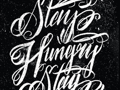 Resolve Project foolish hunger lettering resolve steve jobs