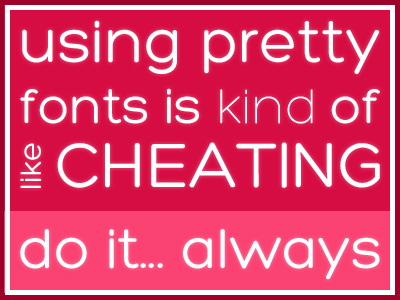 Prettyfonts font fonts pink pretty