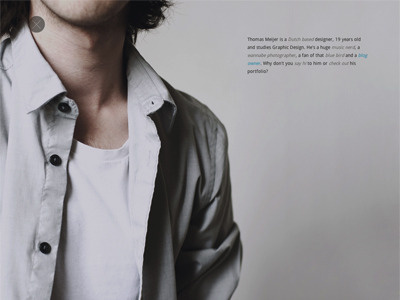 Who am I? ijsthee personal portfolio resizable webdesign website who am i