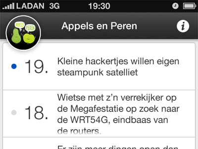 Appels en Peren podcast app app iphone list podcast