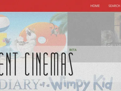 Cinema Header cinema design film logo photoshop psd texture