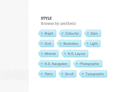 Tag Cloud #1 categories tags