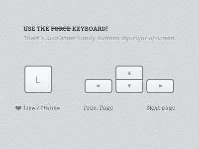 Use The Keyboard button key keyboard